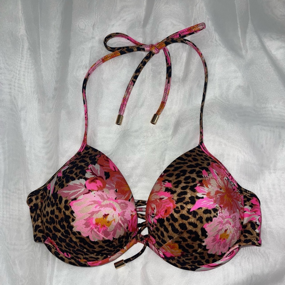 Pink swim top
